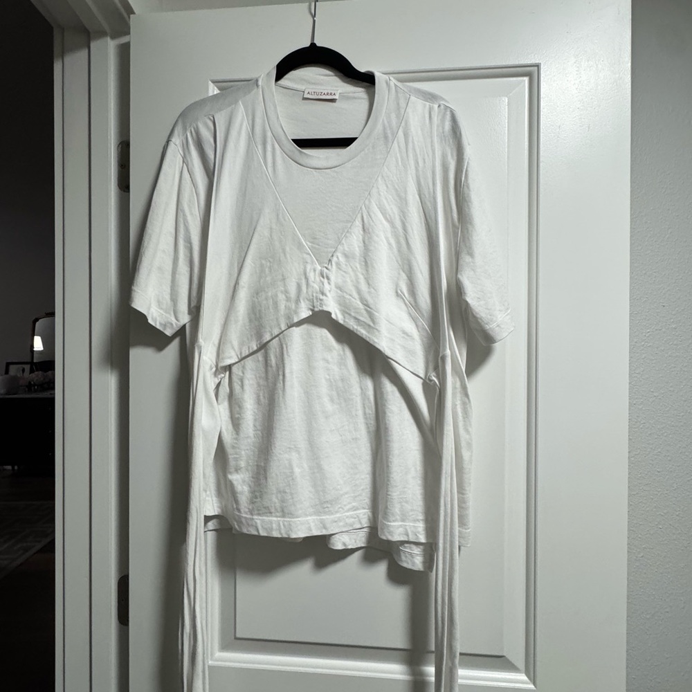Altuzarra White bra tee